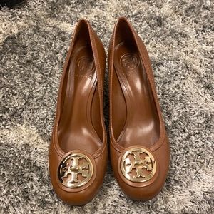 Tory Burch cognac heels